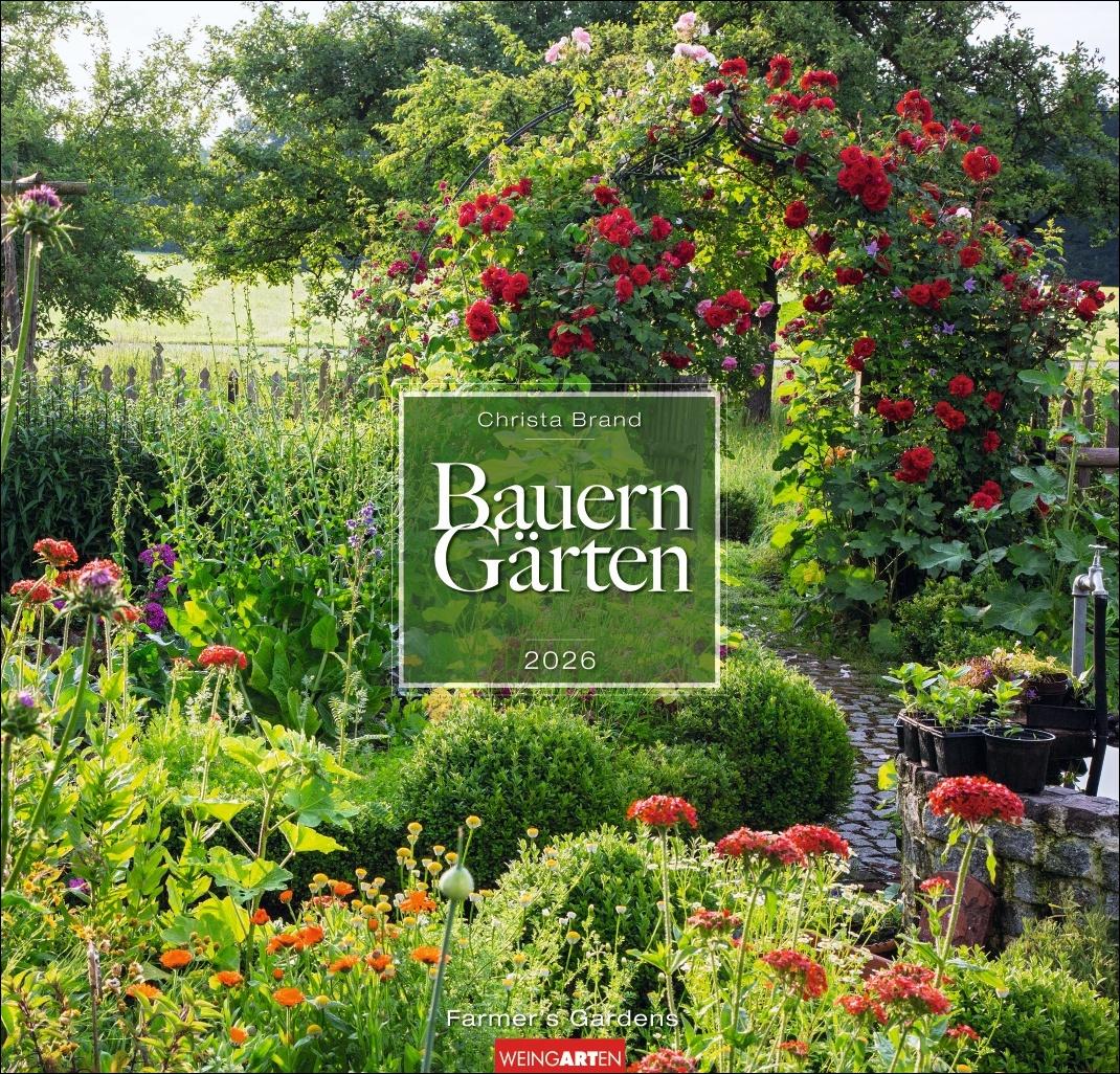 Vorderes Coverbild Bauerngärten Kalender 2026