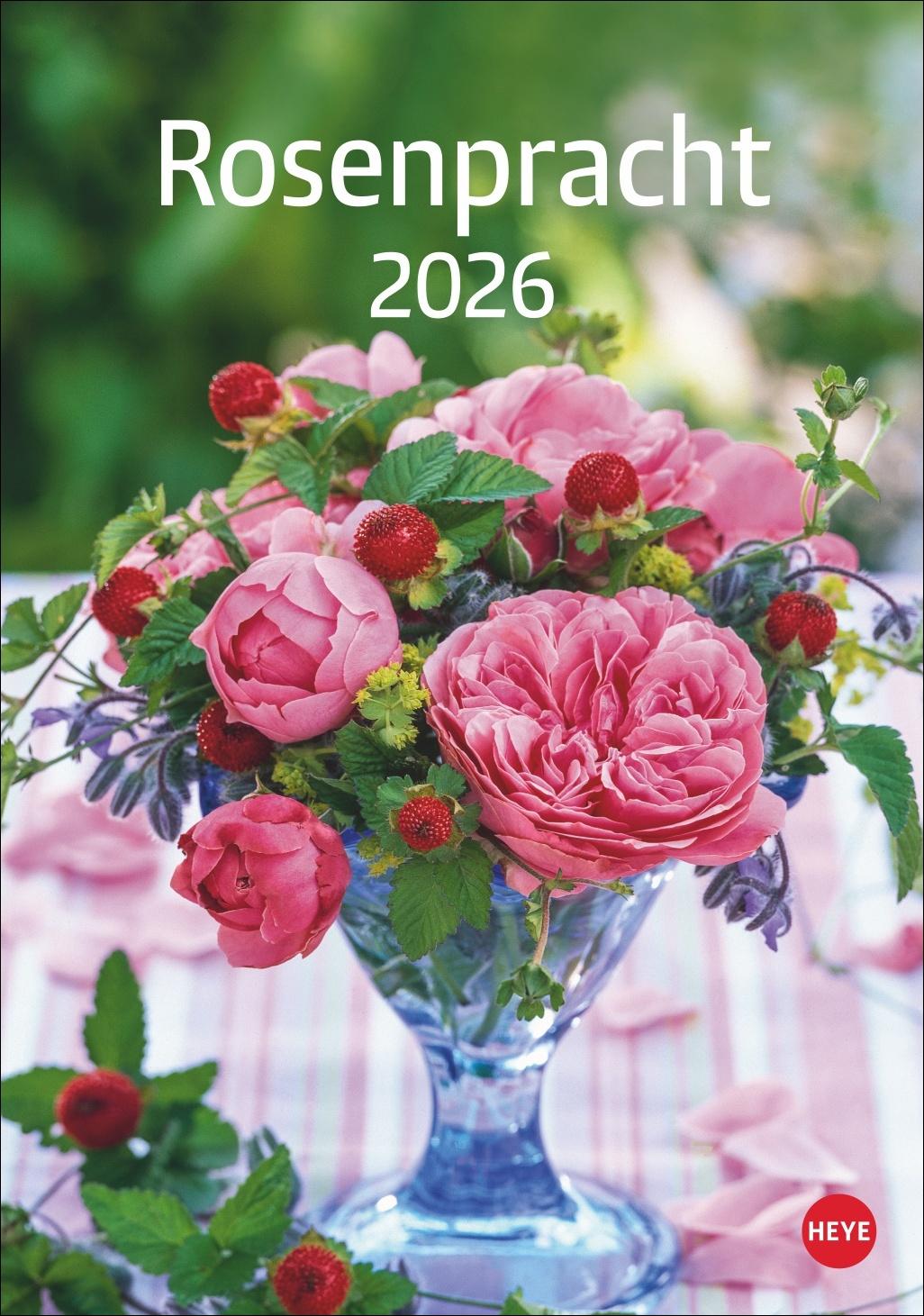 Vorderes Coverbild Rosenpracht Kalender 2026