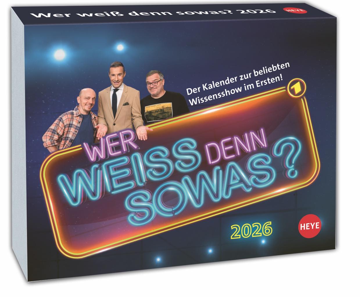 Vorderes Coverbild Wer weiß denn sowas? Tagesabreißkalender 2026