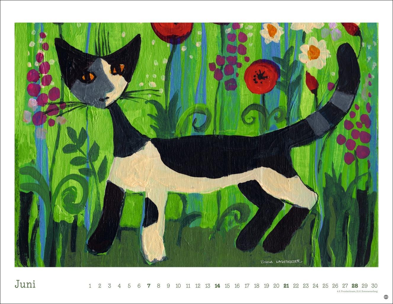 Beispielinhalt (Bild) Rosina Wachtmeister Posterkalender 2026
