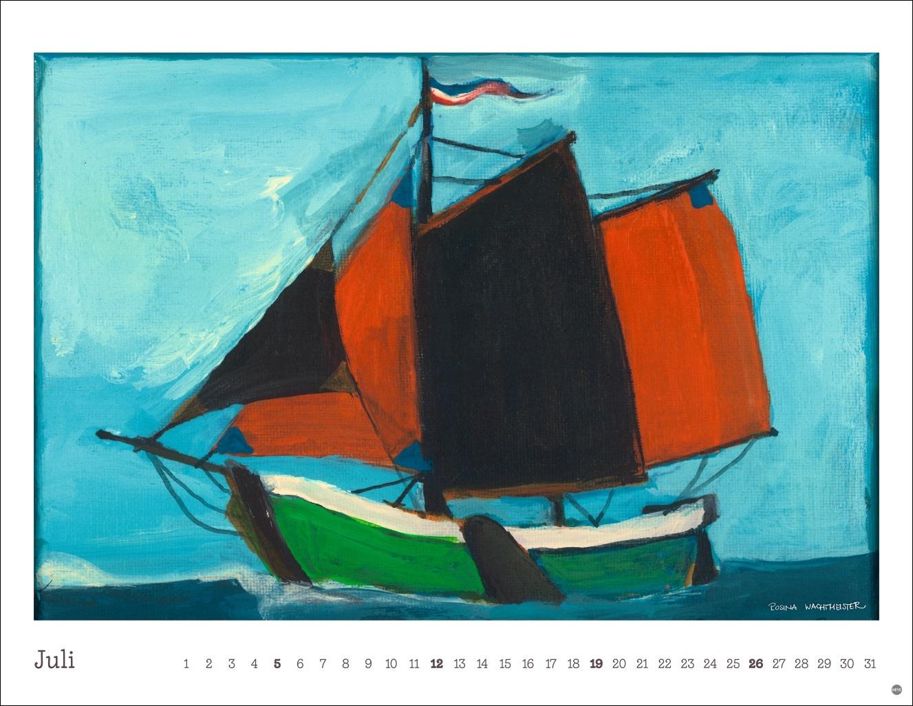 Beispielinhalt (Bild) Rosina Wachtmeister Posterkalender 2026