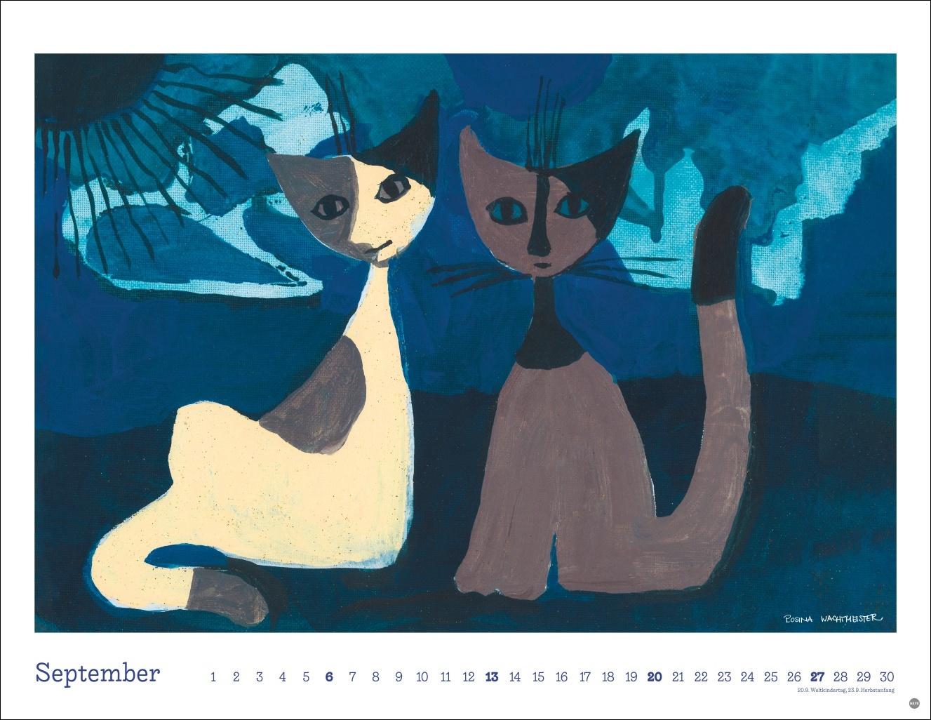 Beispielinhalt (Bild) Rosina Wachtmeister Posterkalender 2026