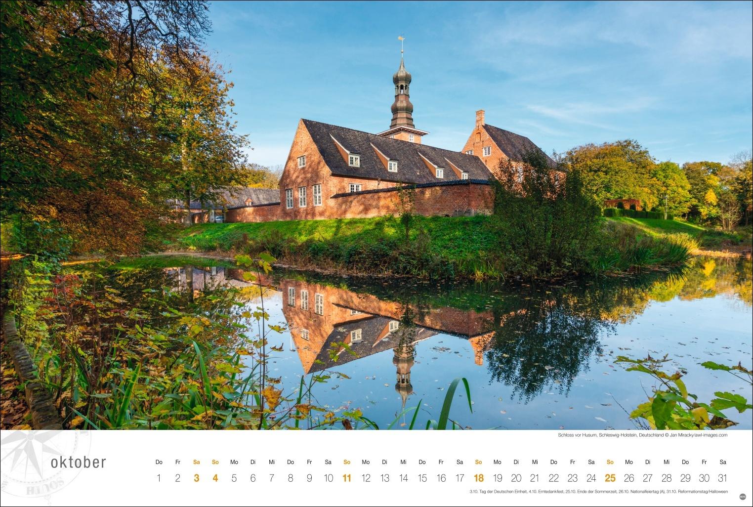 Beispielinhalt (Bild) Nordsee Globetrotter Kalender 2026 - Von frischem Wind und weiten Stränden