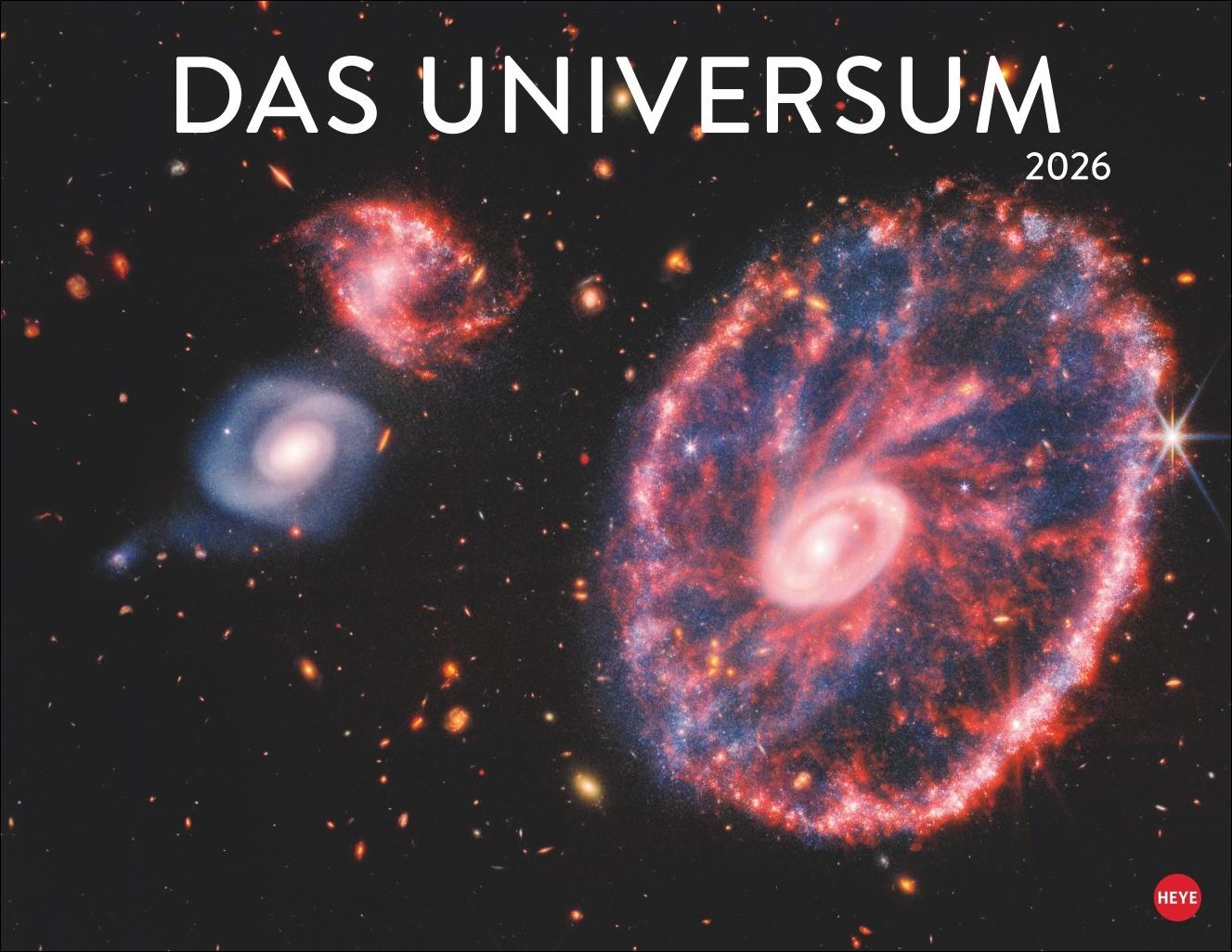 Vorderes Coverbild Das Universum Posterkalender 2026