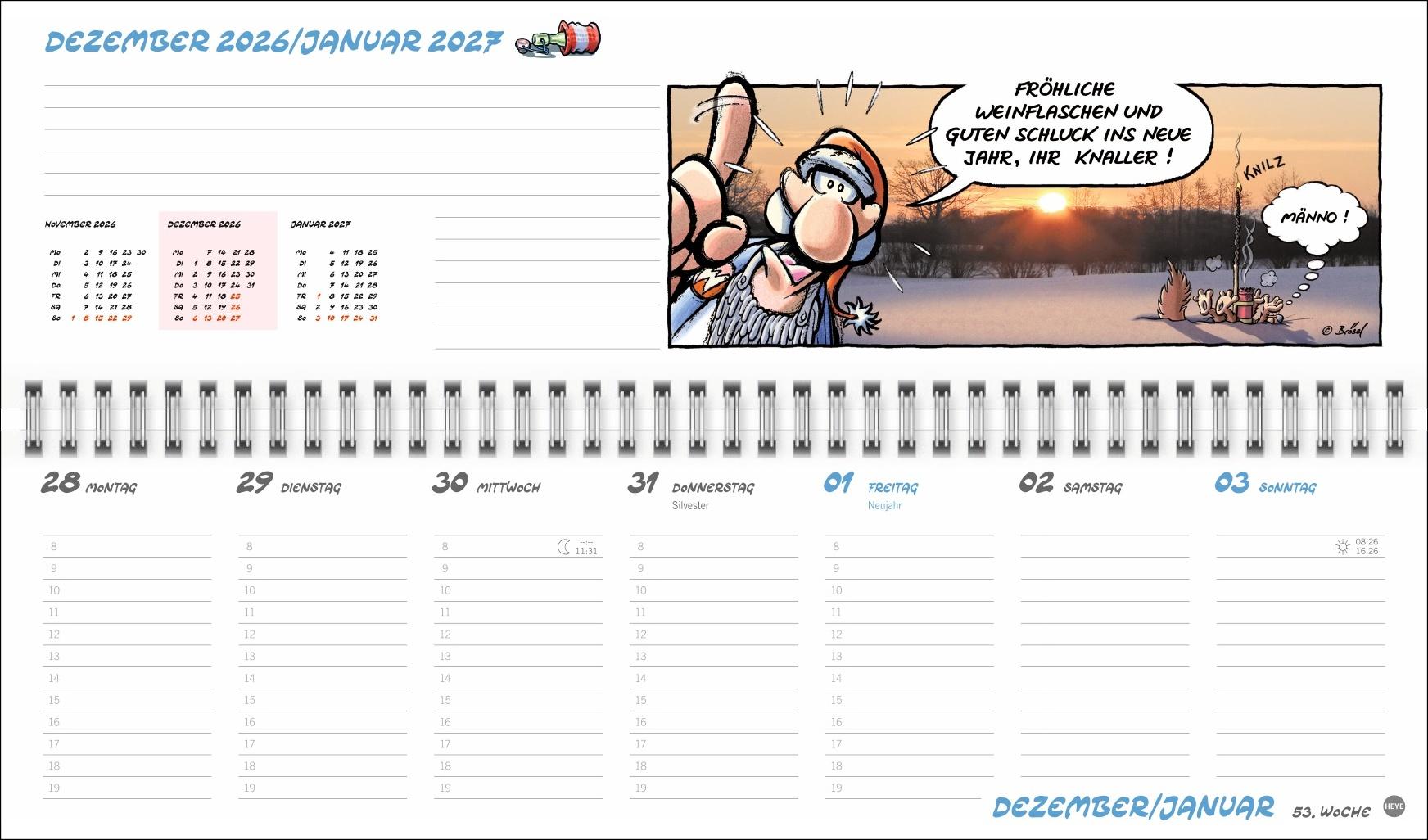 Beispielinhalt (Bild) Werner Wochenquerplaner 2026
