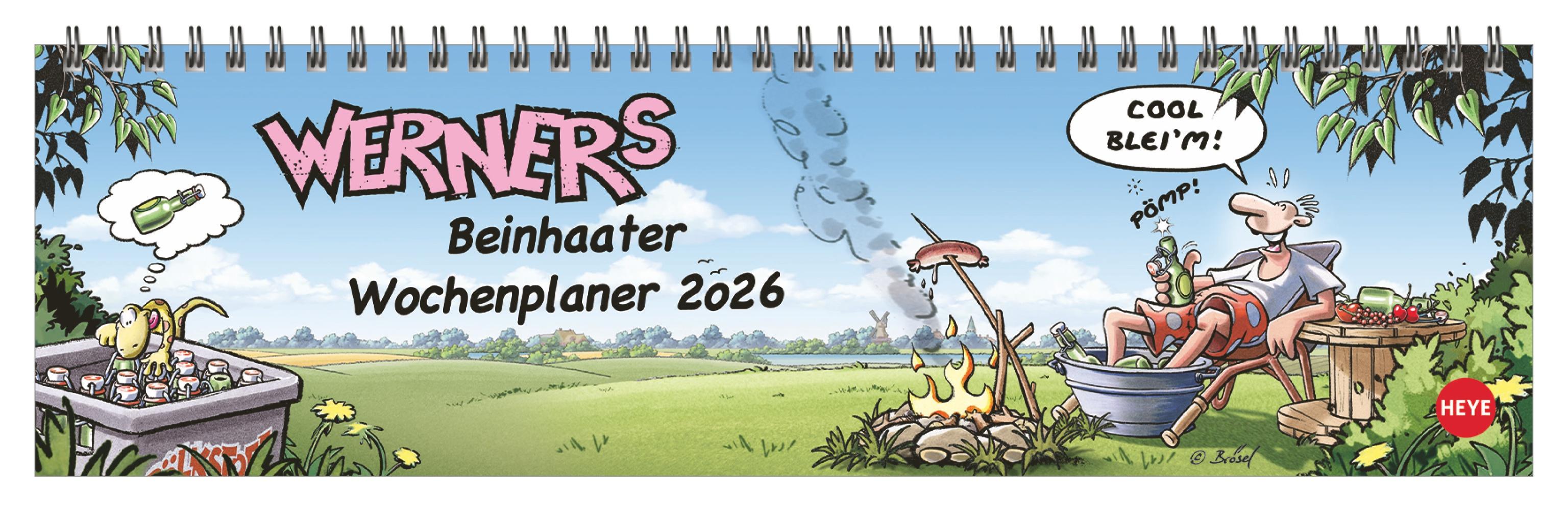 Vorderes Coverbild Werner Wochenquerplaner 2026