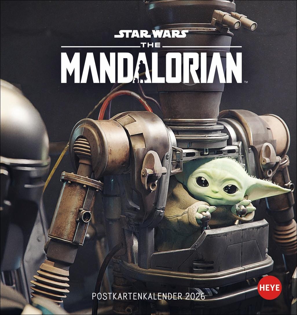 Vorderes Coverbild The Mandalorian Postkartenkalender 2026