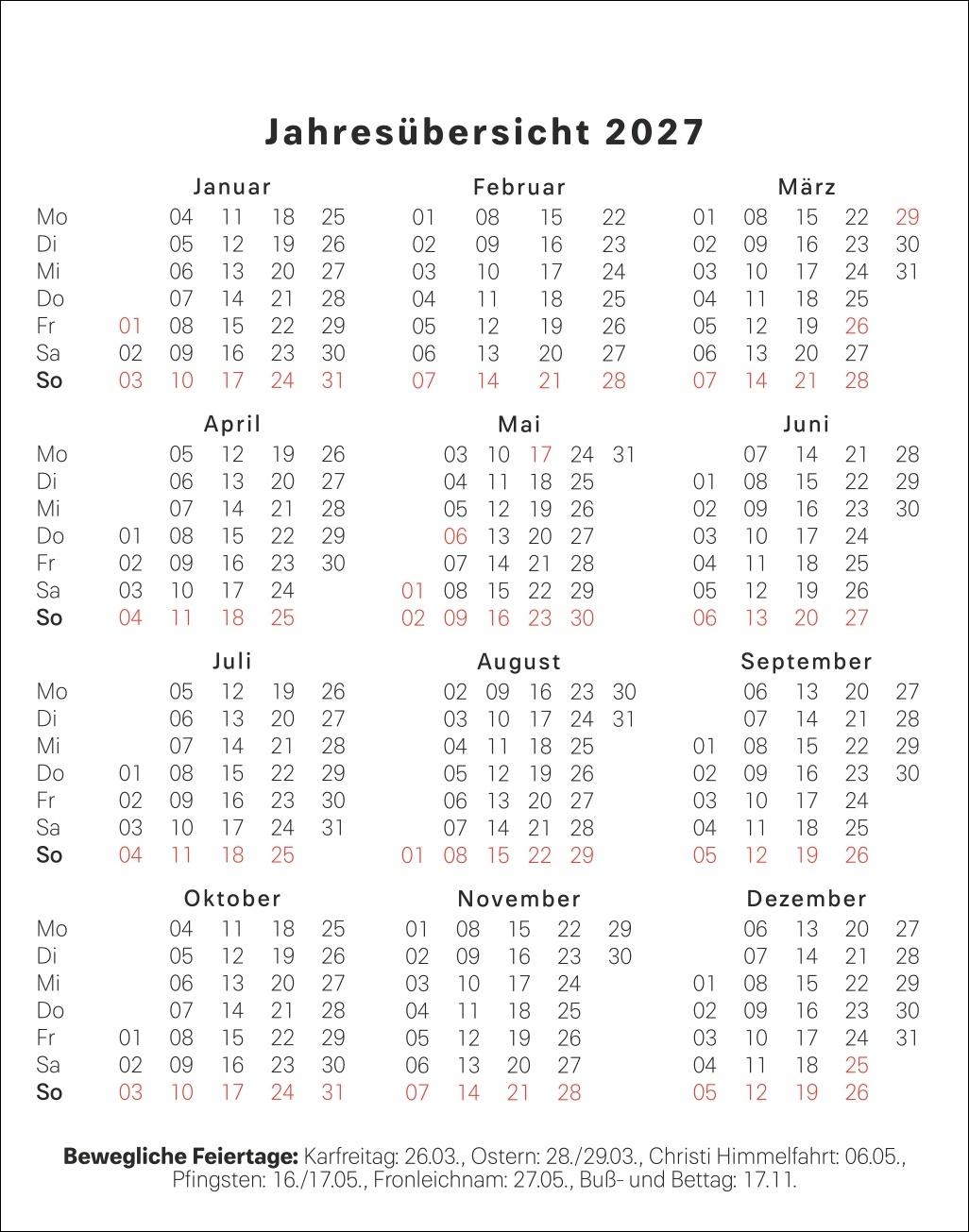 Beispielinhalt (Bild) Simons Katze Tagesabreißkalender 2026