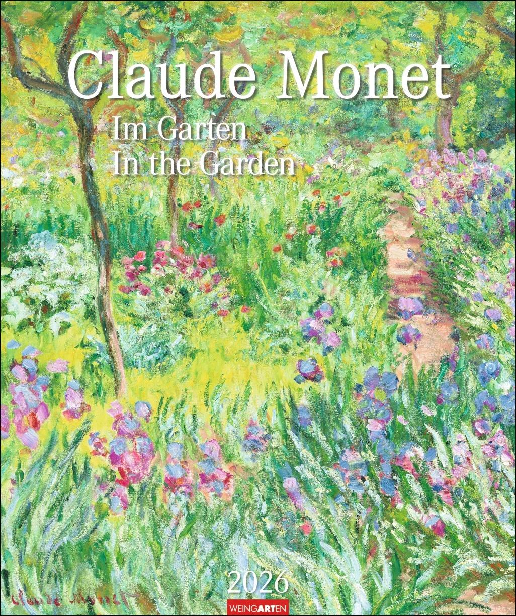 Vorderes Coverbild Claude Monet Im Garten Kalender 2026