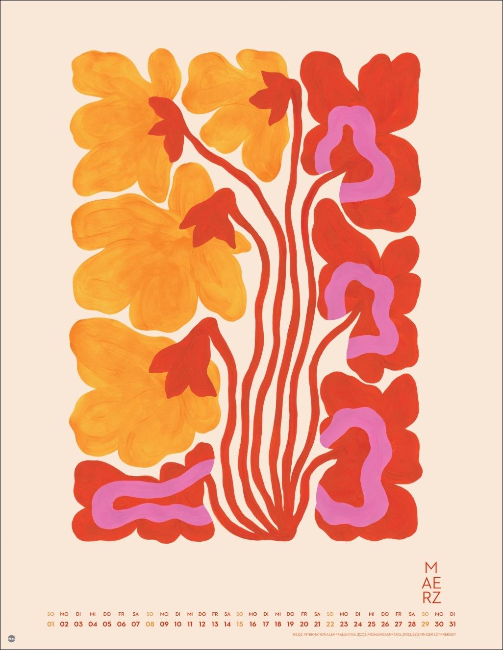 Beispielinhalt (Bild) Liv Lee: Floral Prints 2026