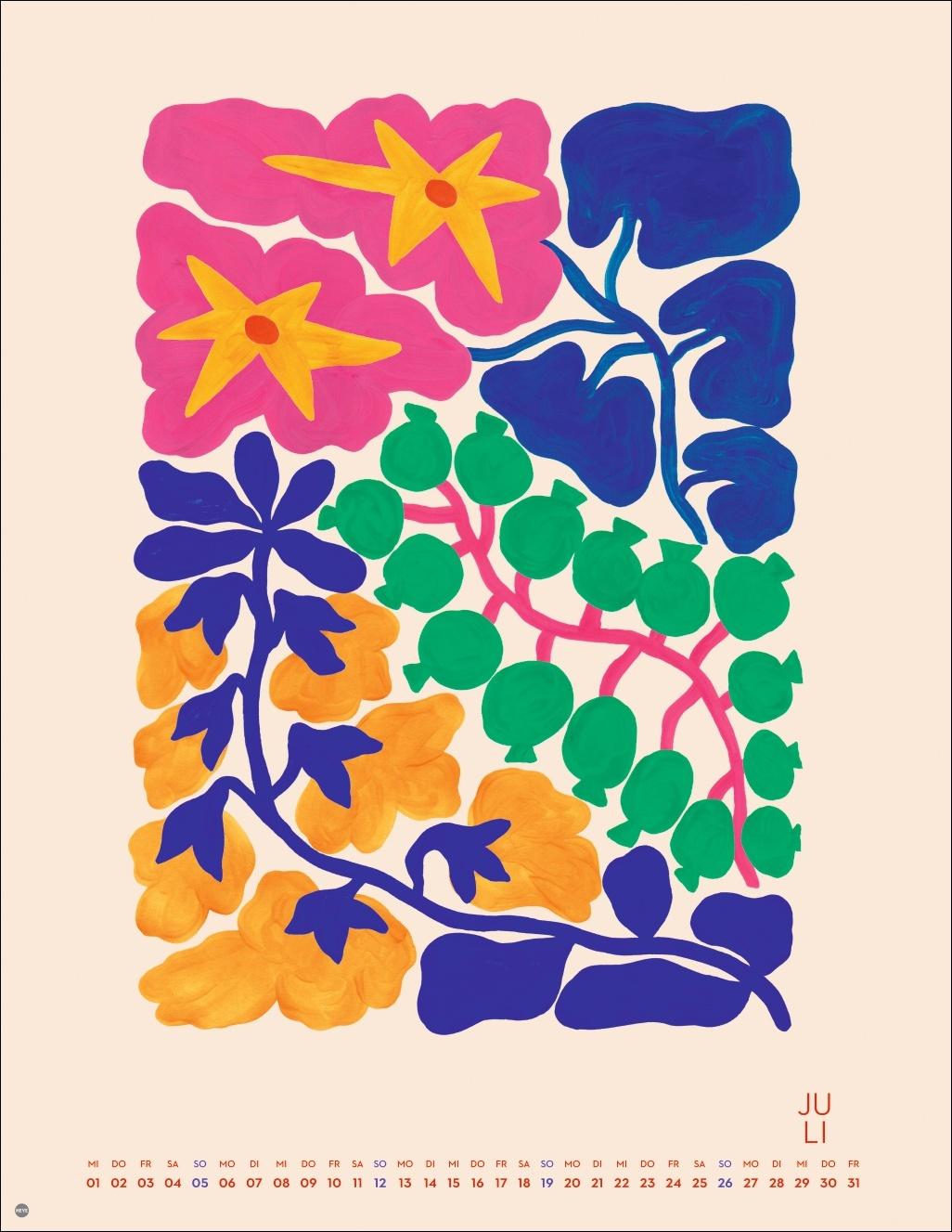 Beispielinhalt (Bild) Liv Lee: Floral Prints 2026