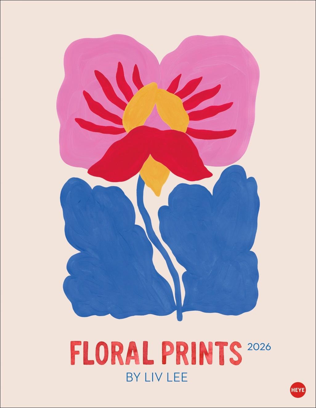 Vorderes Coverbild Liv Lee: Floral Prints 2026