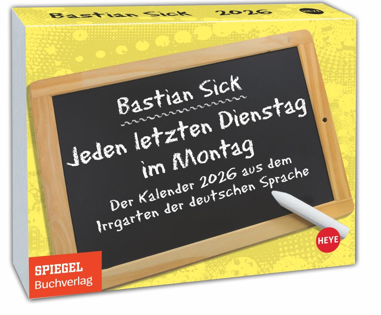 Vorderes Coverbild Bastian Sick Tagesabreißkalender 2026