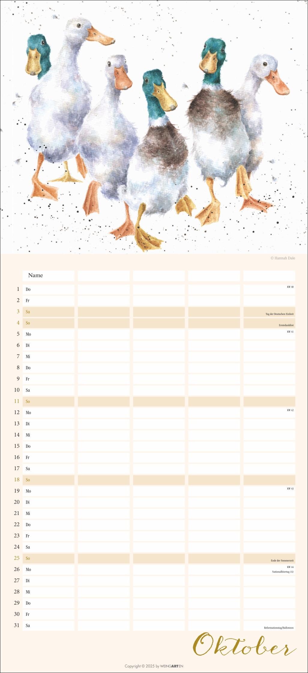 Beispielinhalt (Bild) Happy Family Familienplaner 2026