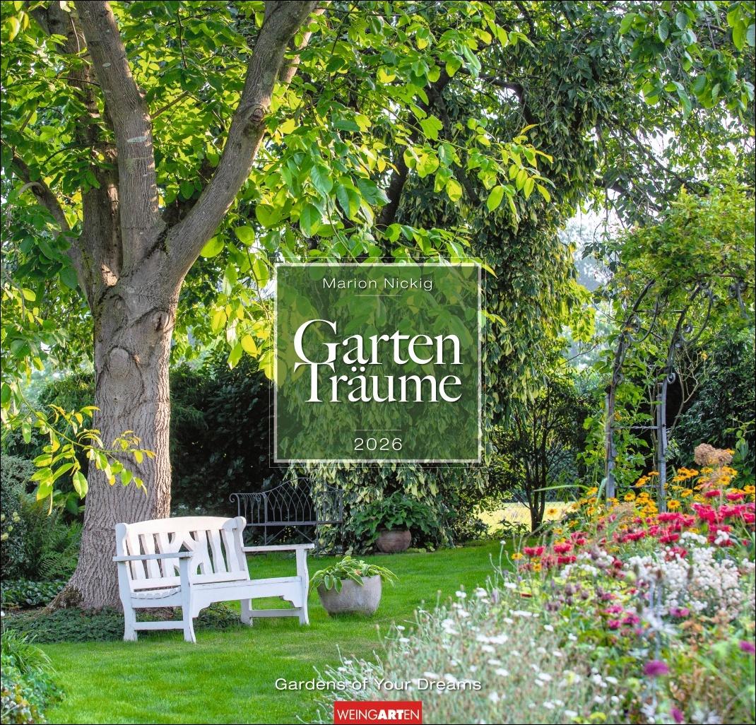 Vorderes Coverbild Gartenträume Kalender 2026