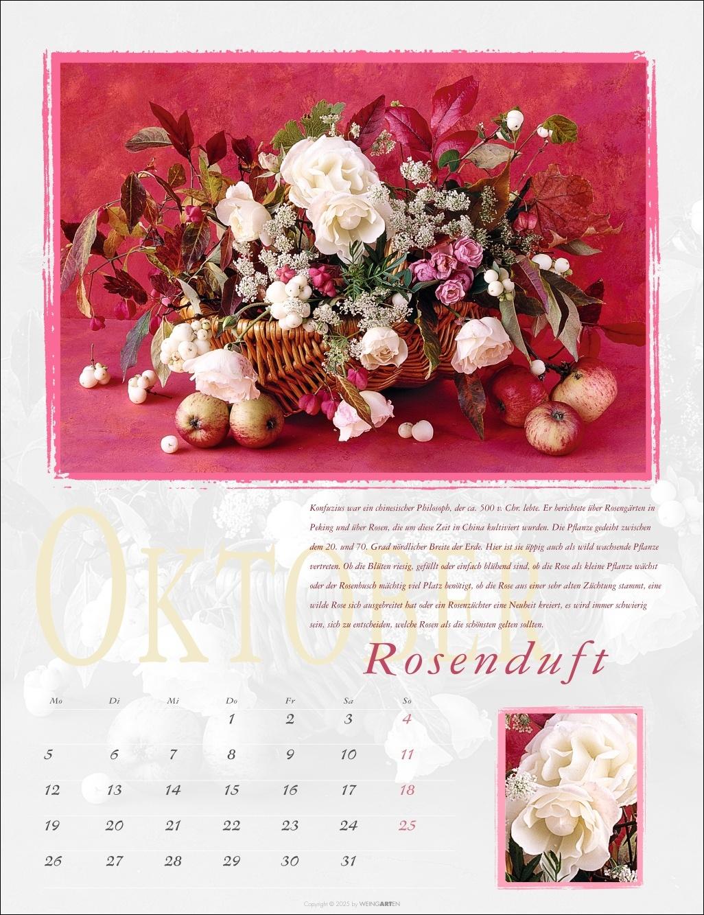 Beispielinhalt (Bild) Duftkalender 2026