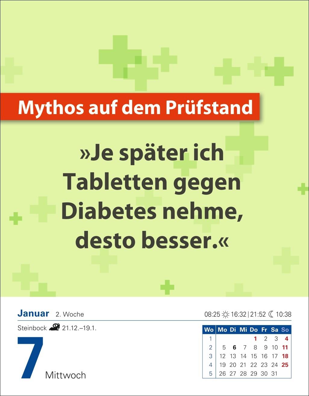 Beispielinhalt (Bild) Die Ernährungs-Docs - Gesund durch das Jahr Tagesabreißkalender 2026