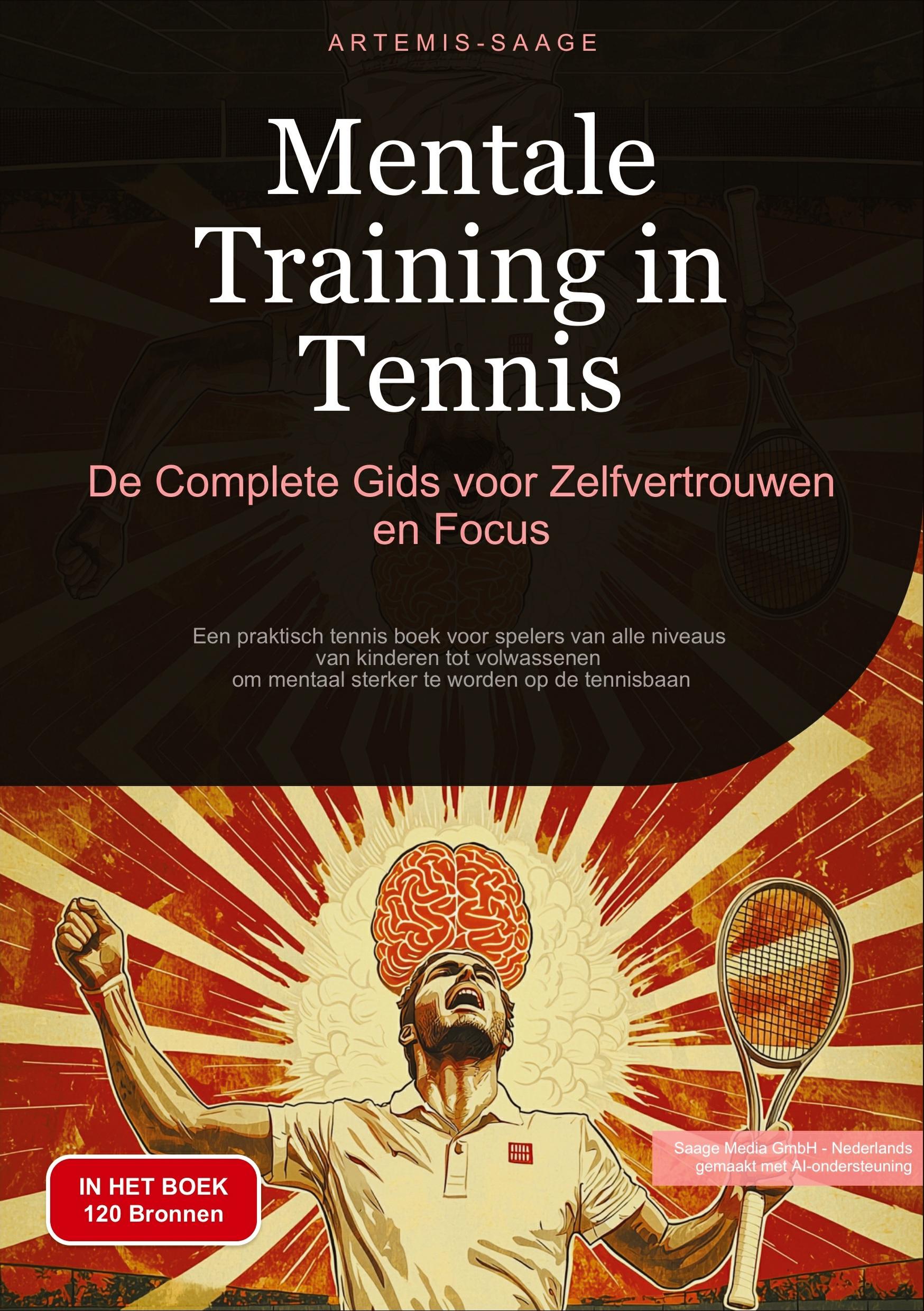Vorderes Coverbild Mentale Training in Tennis: De Complete Gids voor Zelfvertrouwen en Focus