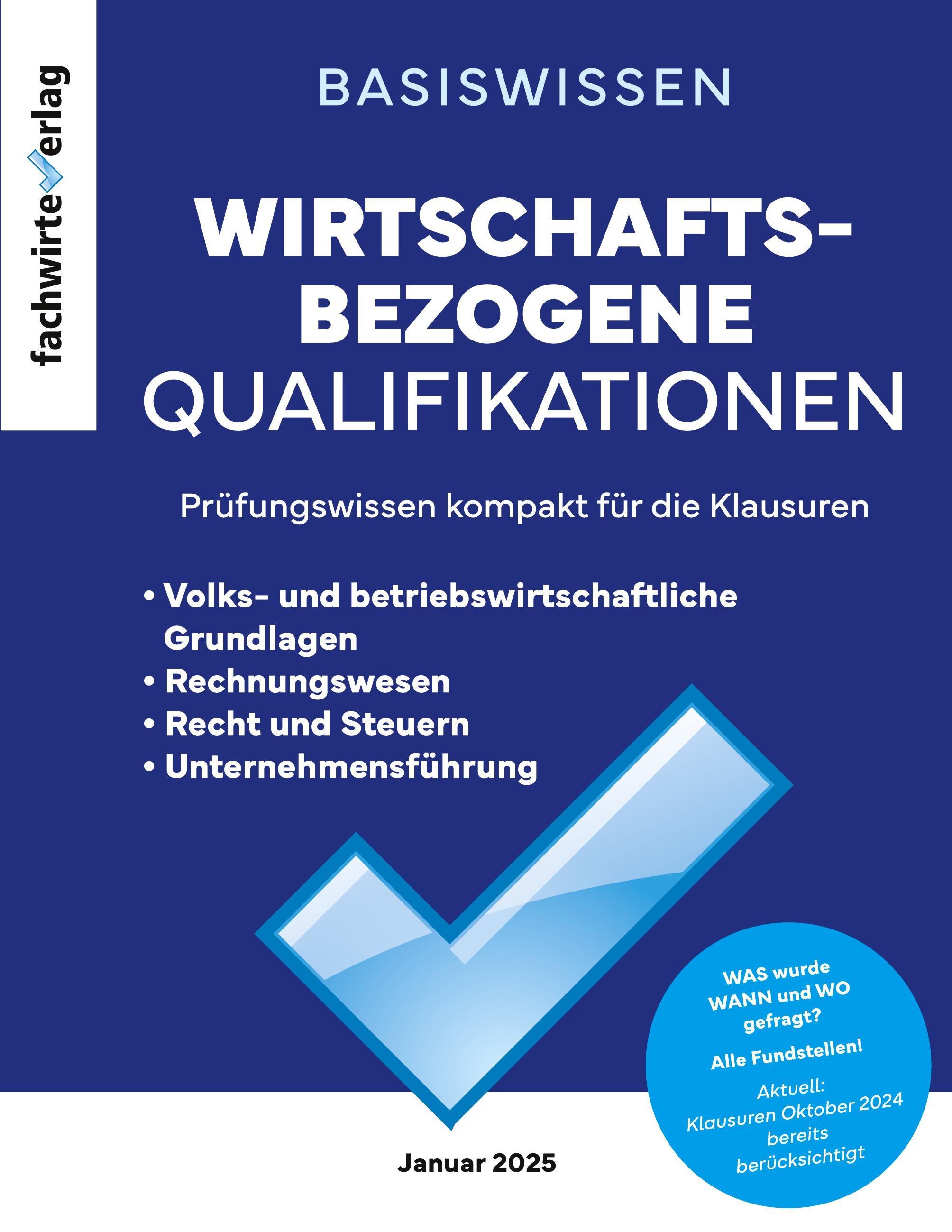 Vorderes Coverbild Wirtschaftsbezogene Qualifikationen
