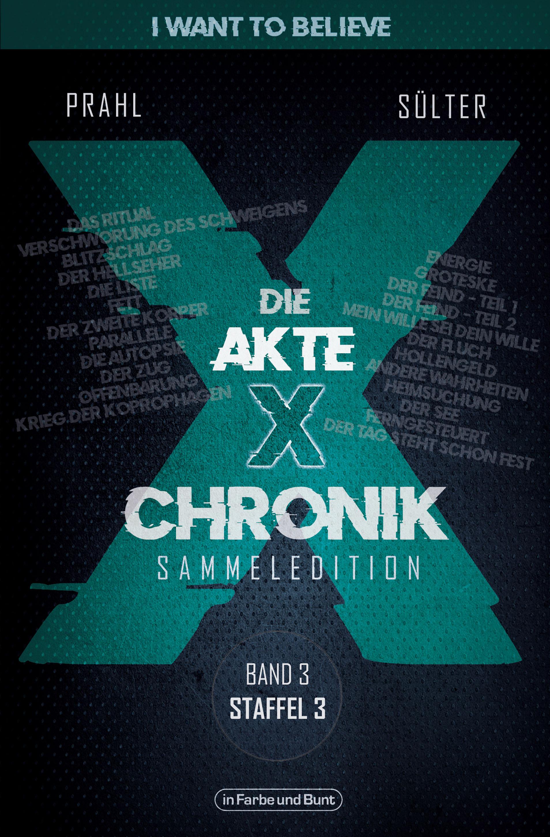 Vorderes Coverbild Die Akte X-Chronik. Band 3 - Staffel 3
