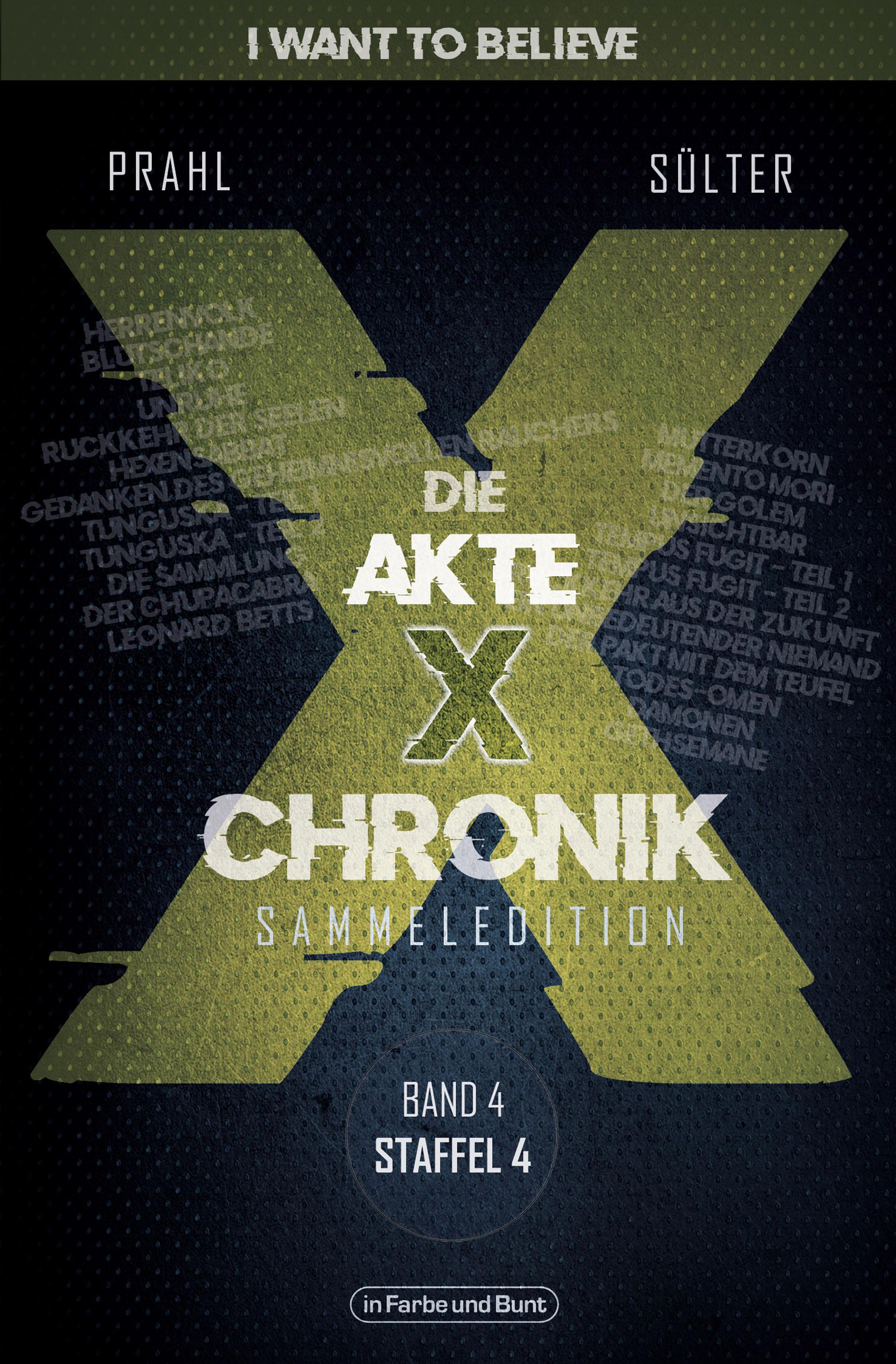 Vorderes Coverbild Die Akte X-Chronik. Band 4 - Staffel 4