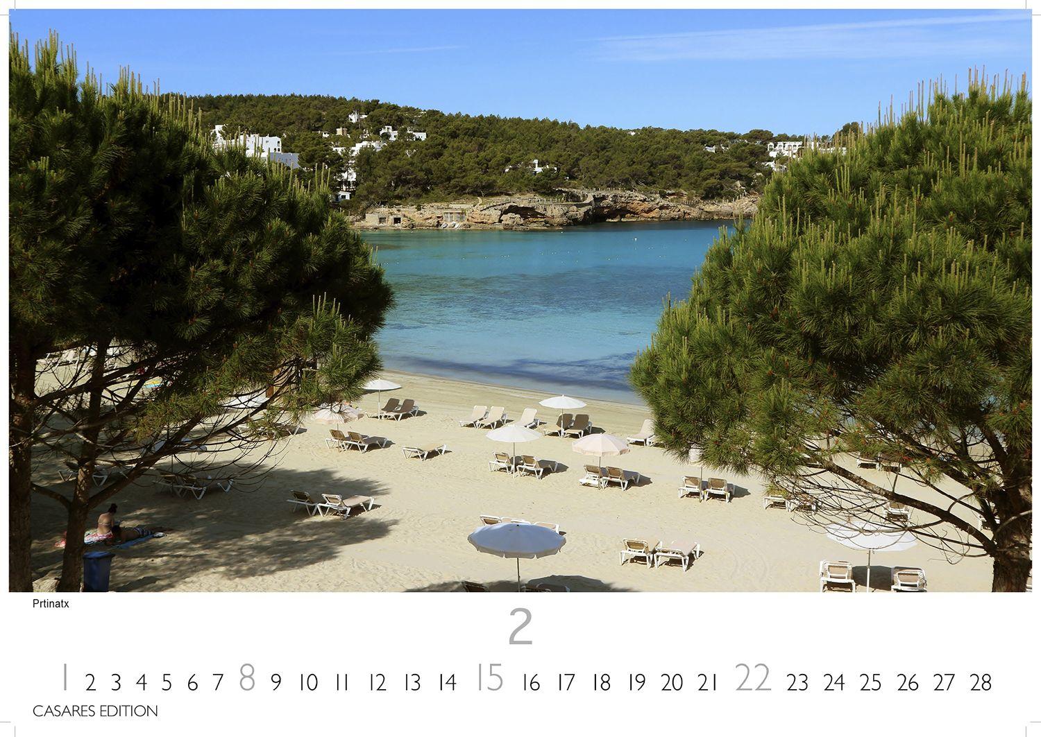 Beispielinhalt (Bild) Ibiza/Formentera Kalender 2026 - Wandkalender | Fotokalender Spanien 35x50cm -- . mit 12 beeindruckenden Motiven der Inseln.