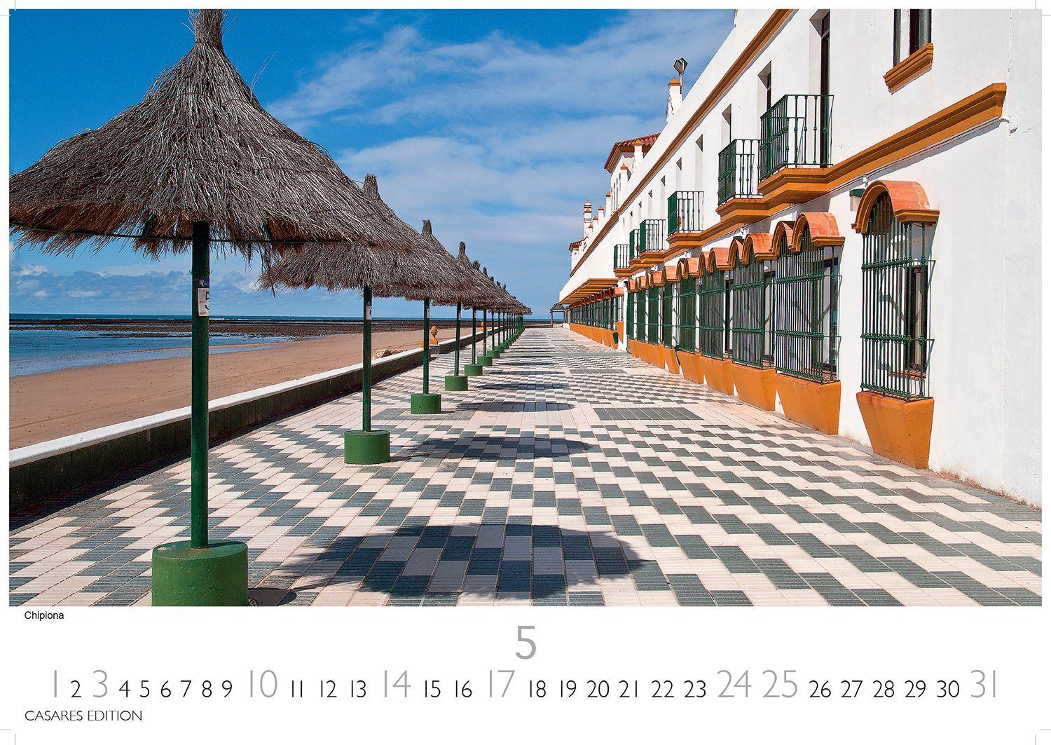 Beispielinhalt (Bild) Andalusien Kalender 2026 - Wandkalender | Fotokalender Spanien 24x35 cm - . mit den Highlights dieser faszinierenden Region