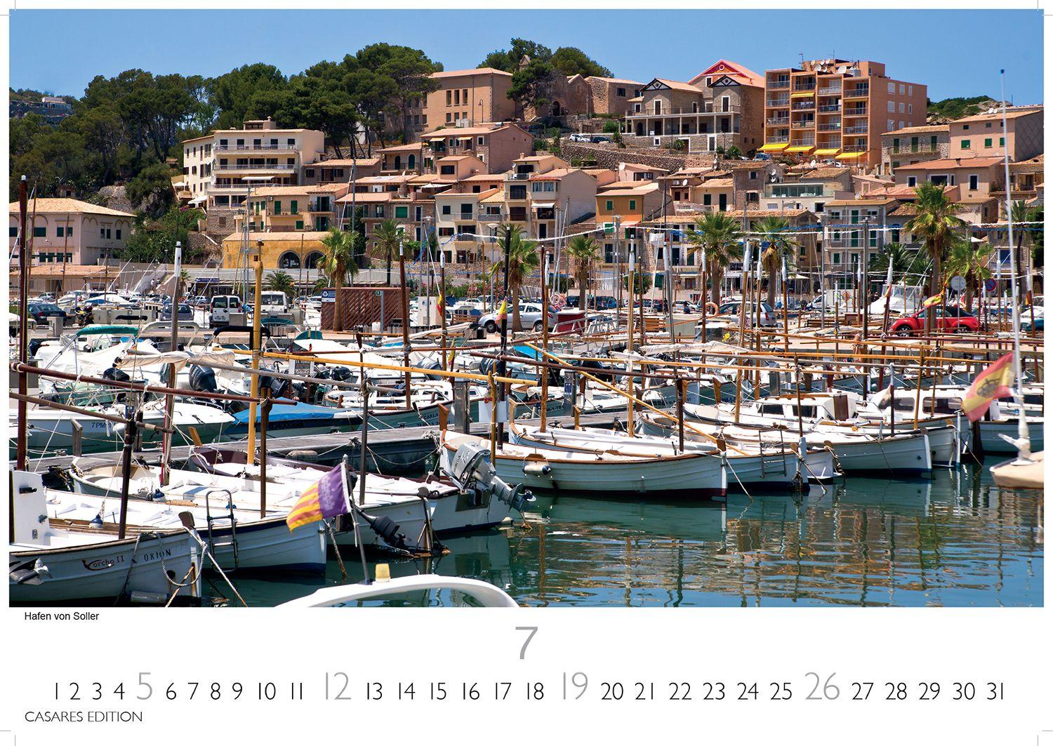 Beispielinhalt (Bild) Mallorca Kalender 2026 - Wandkalender | Fotokalender Spanien 35x50cm - Premium . mit 12 traumhaften Motiven der Baleareninsel