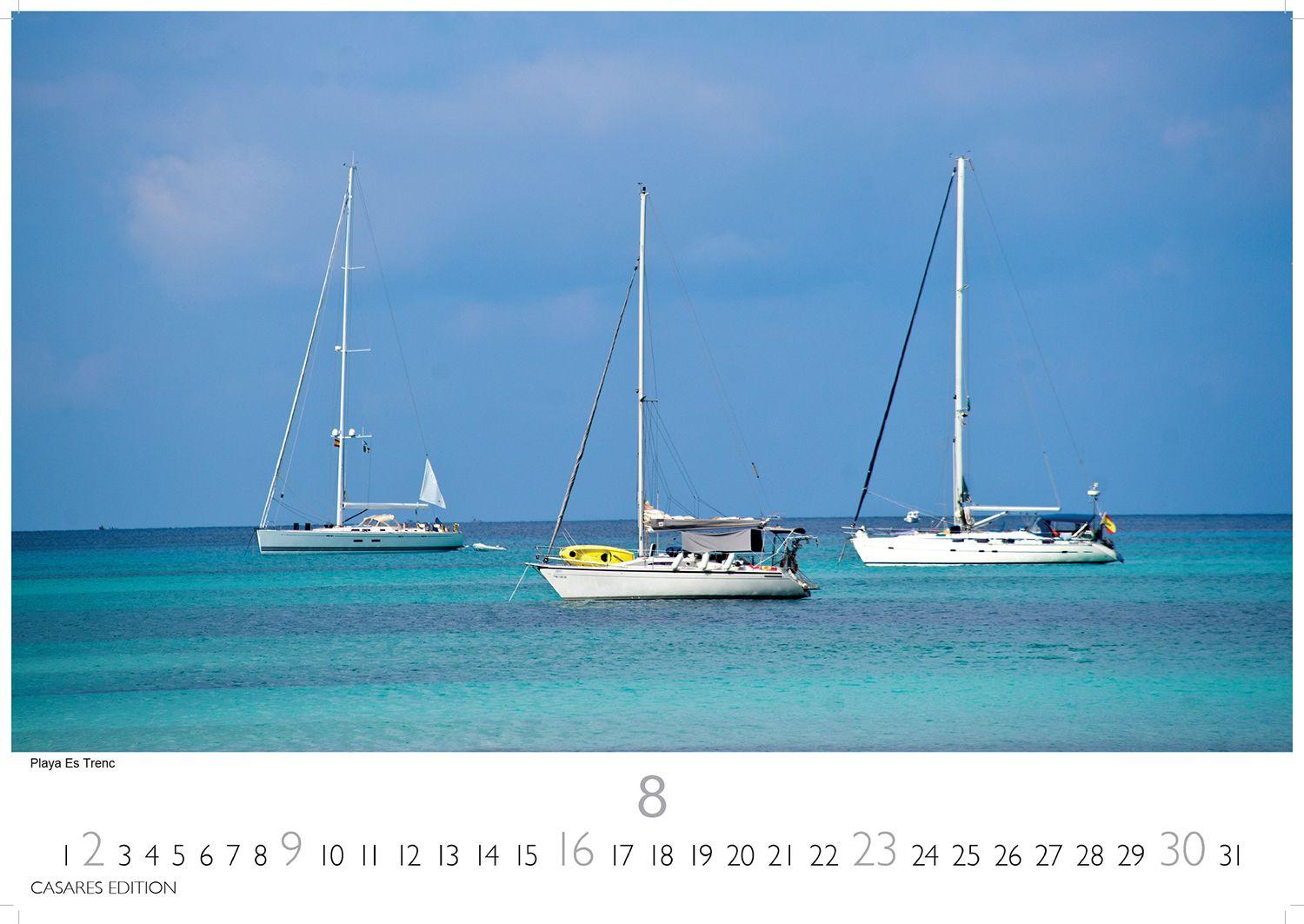 Beispielinhalt (Bild) Mallorca Kalender 2026 - Wandkalender | Fotokalender Spanien 35x50cm - Premium . mit 12 traumhaften Motiven der Baleareninsel
