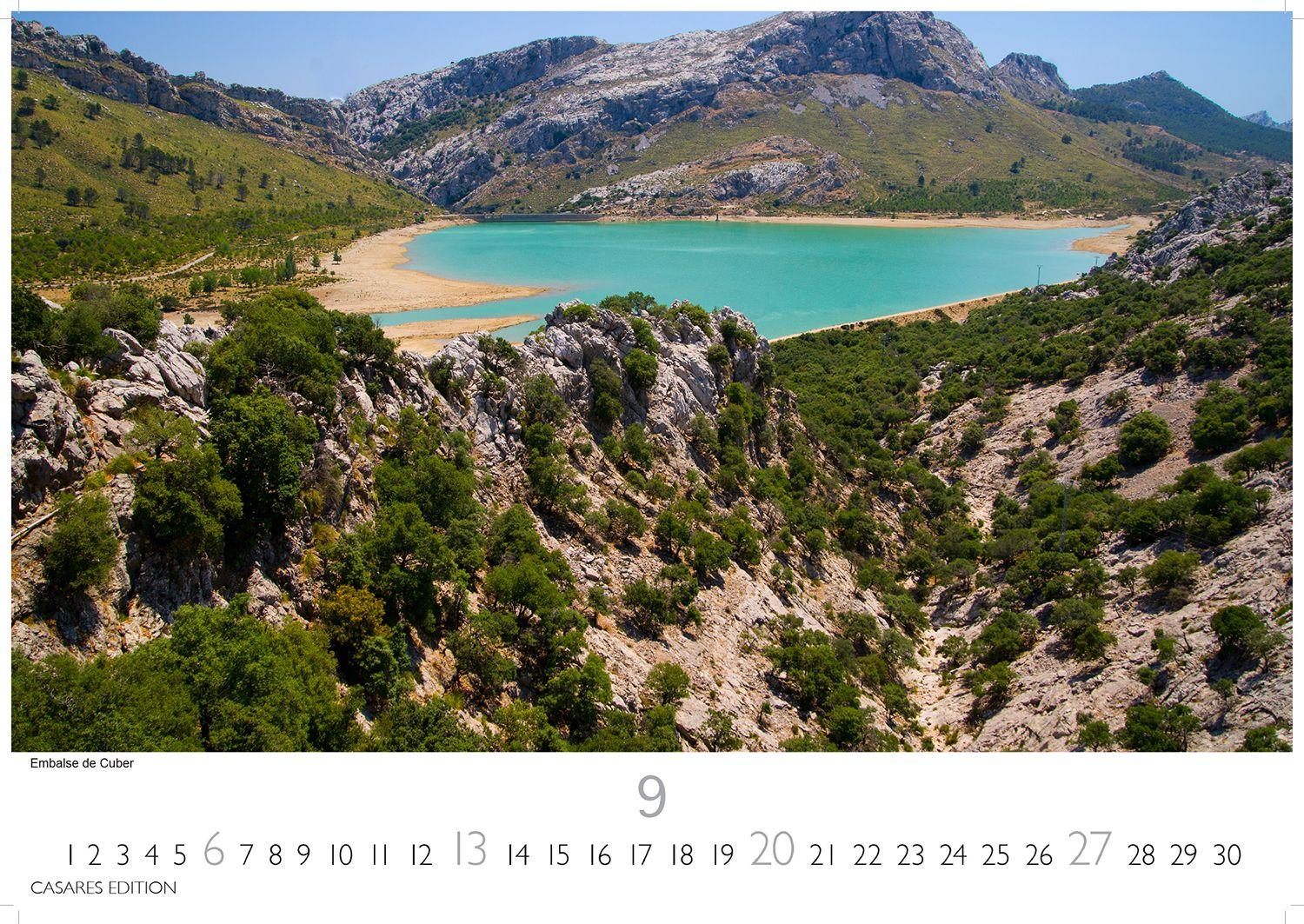 Beispielinhalt (Bild) Mallorca Kalender 2026 - Wandkalender | Fotokalender Spanien 35x50cm - Premium . mit 12 traumhaften Motiven der Baleareninsel