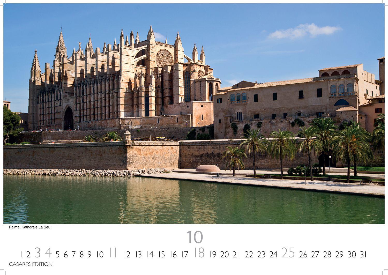 Beispielinhalt (Bild) Mallorca Kalender 2026 - Wandkalender | Fotokalender Spanien 35x50cm - Premium . mit 12 traumhaften Motiven der Baleareninsel