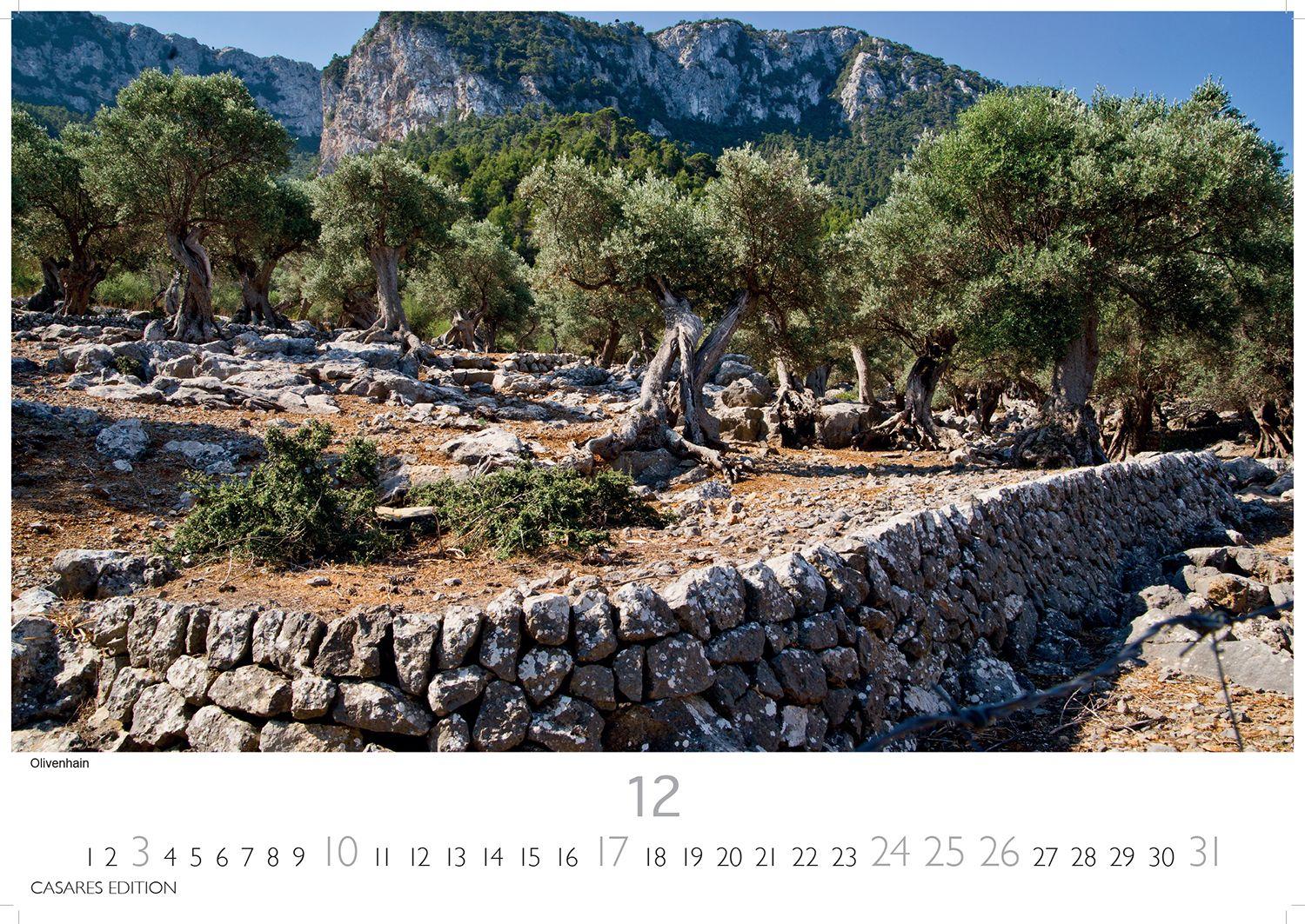 Beispielinhalt (Bild) Mallorca Kalender 2026 - Wandkalender | Fotokalender Spanien 35x50cm - Premium . mit 12 traumhaften Motiven der Baleareninsel