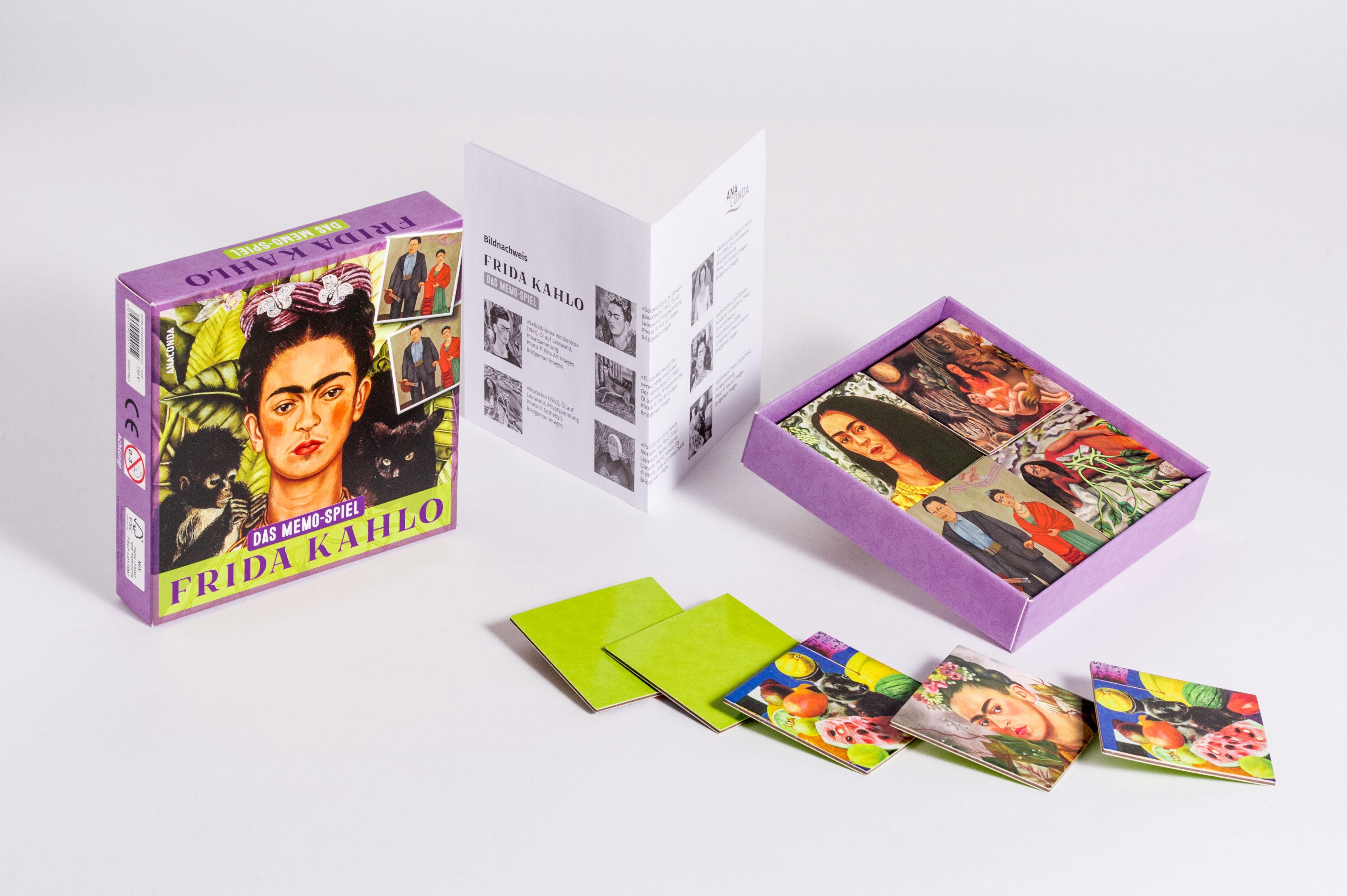 Beispielinhalt (Bild) Frida Kahlo - Memospiel
