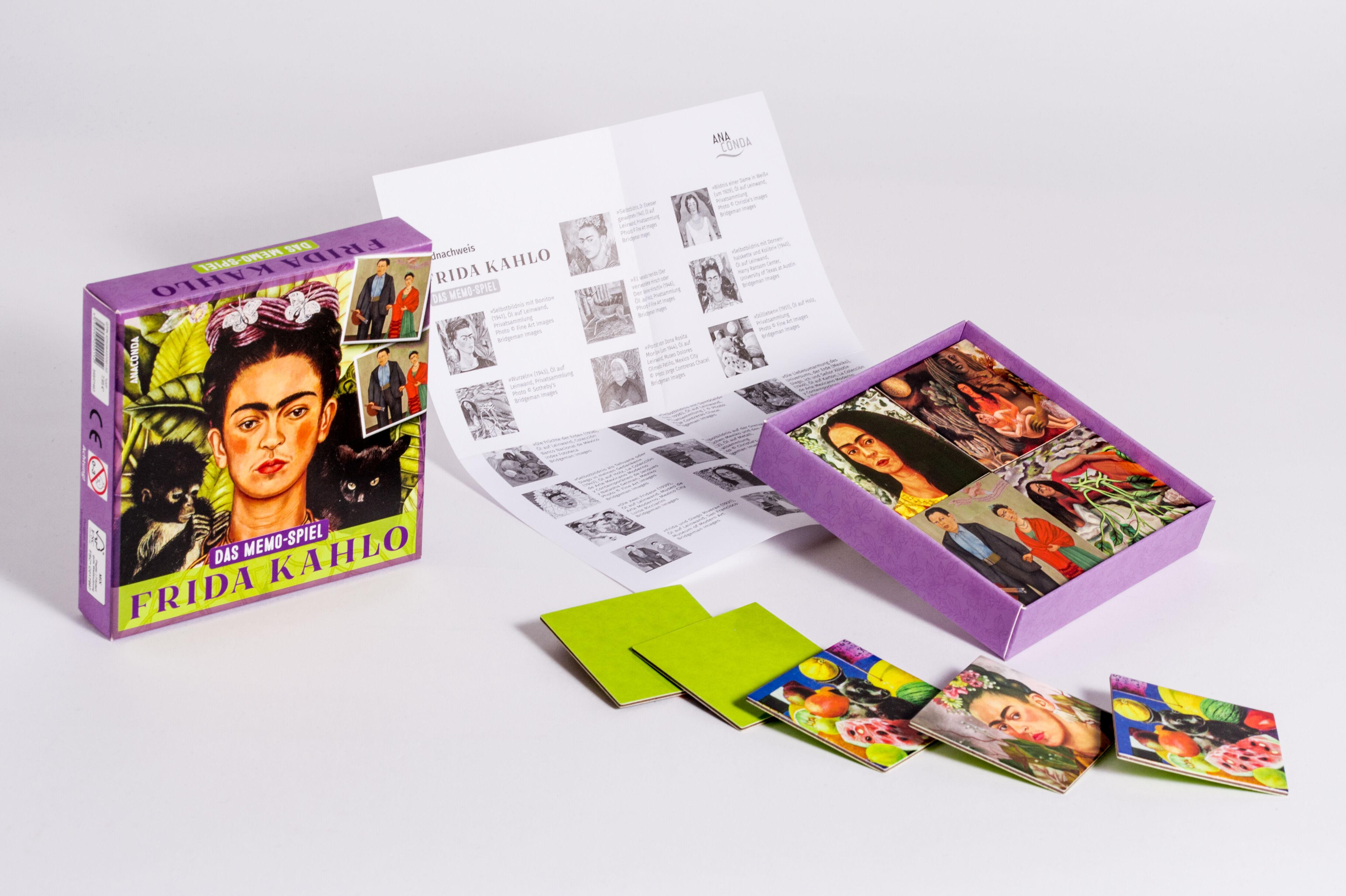 Beispielinhalt (Bild) Frida Kahlo - Memospiel