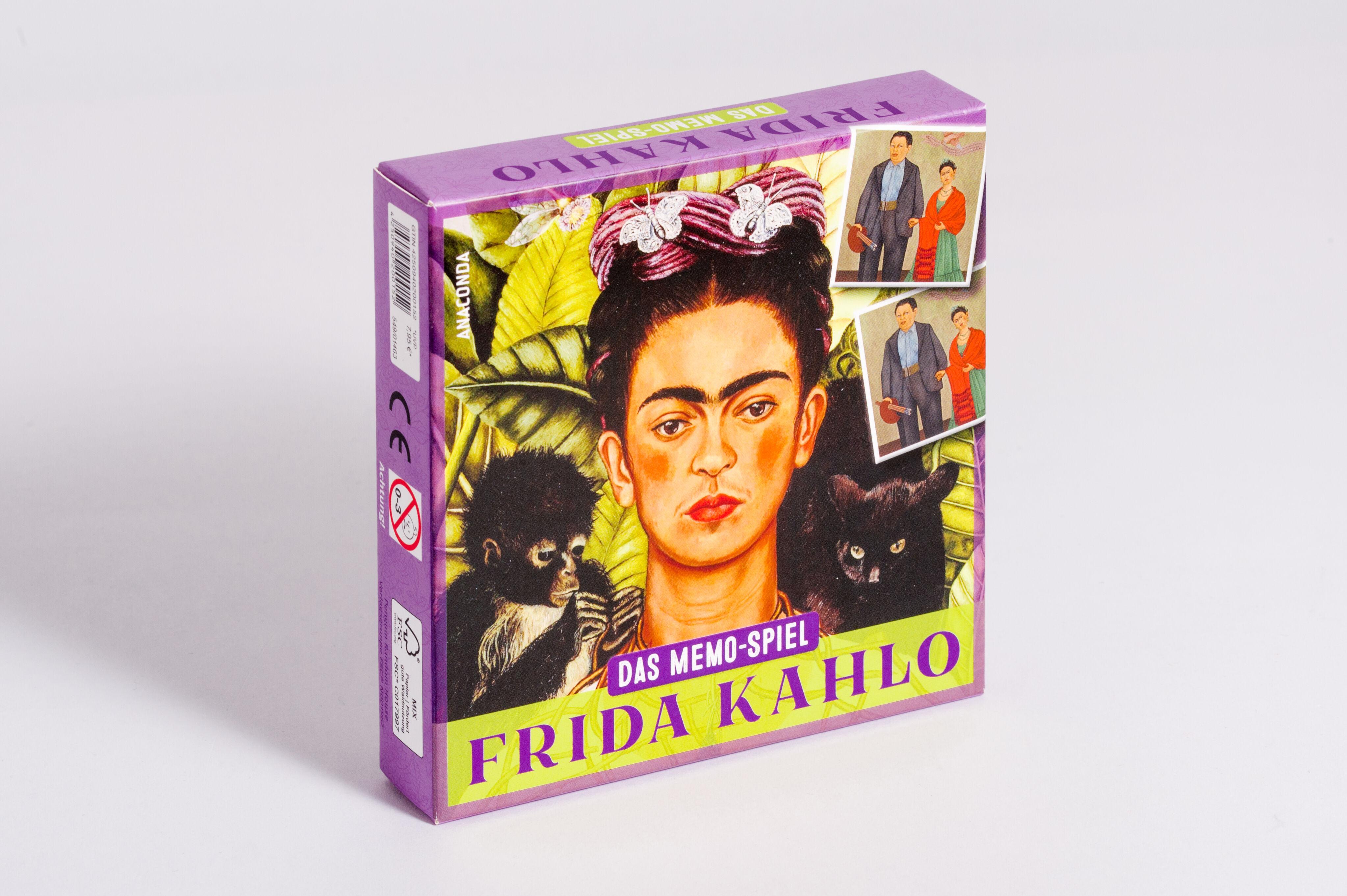 Beispielinhalt (Bild) Frida Kahlo - Memospiel