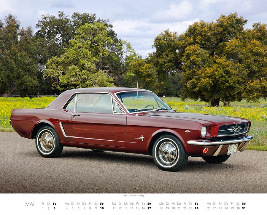 Beispielinhalt (Bild) Ford Mustang Kalender 2026