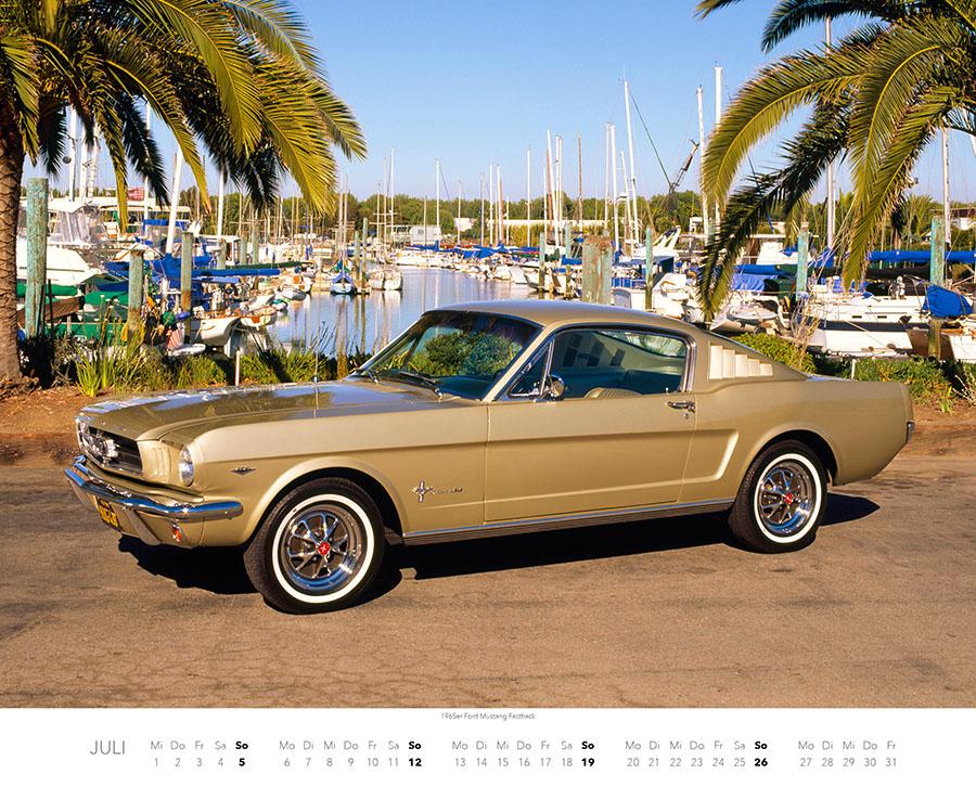 Beispielinhalt (Bild) Ford Mustang Kalender 2026