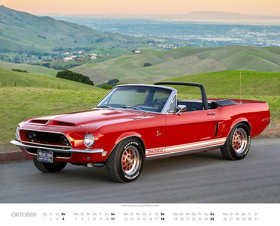Beispielinhalt (Bild) Ford Mustang Kalender 2026