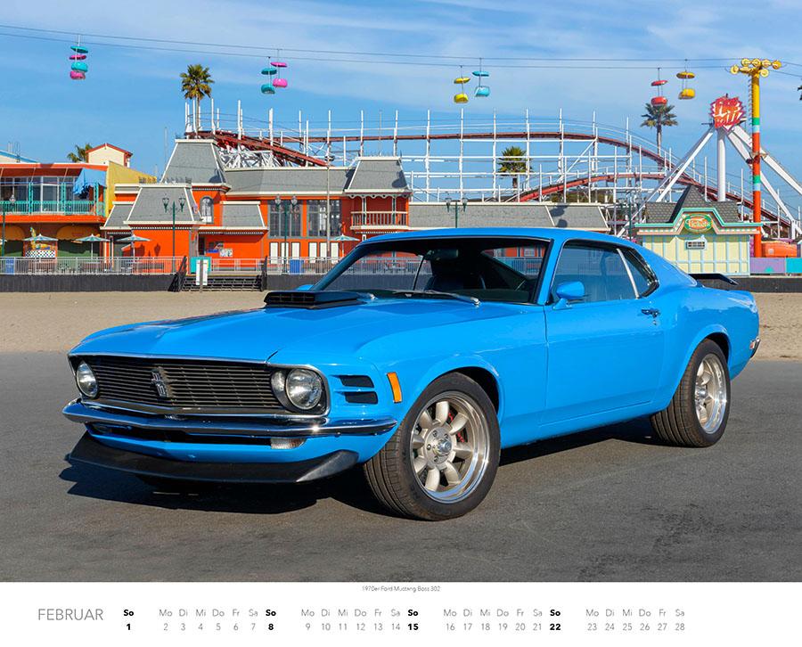 Beispielinhalt (Bild) Ford Mustang Kalender 2026