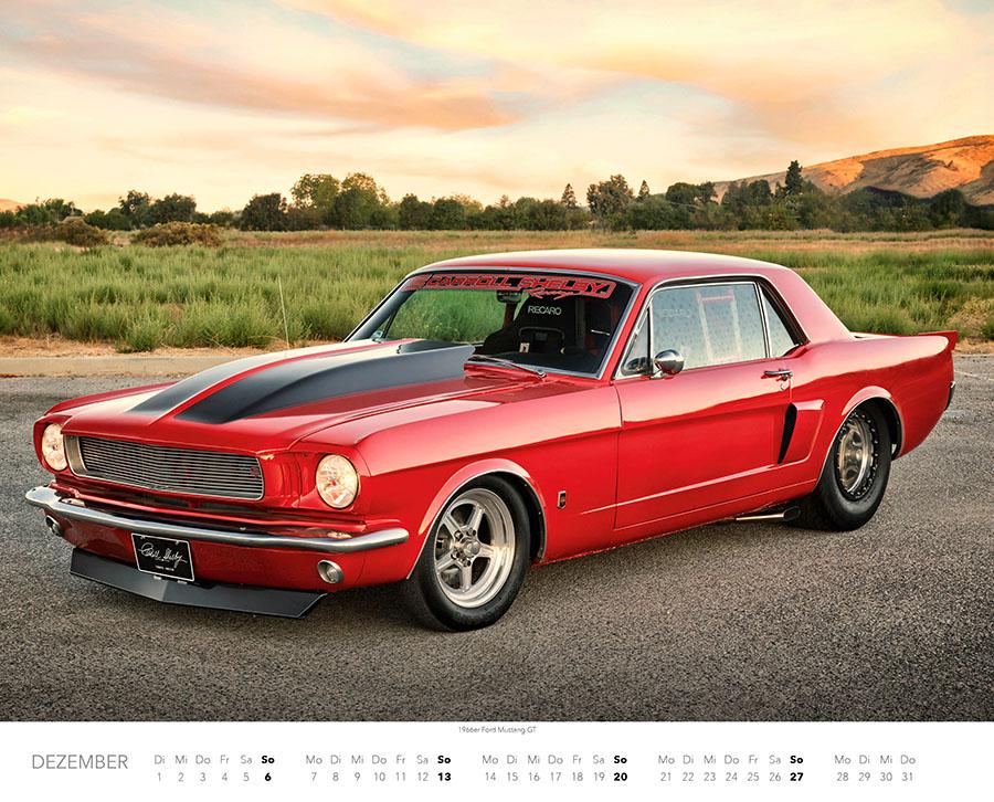 Beispielinhalt (Bild) Ford Mustang Kalender 2026