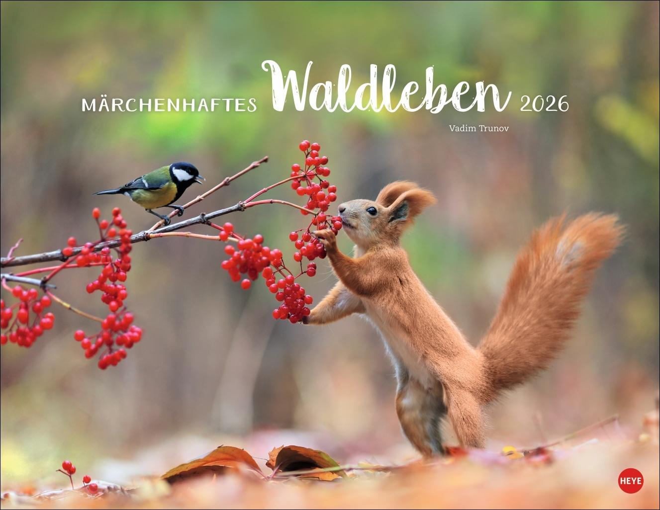 Vorderes Coverbild Vadim Trunov: Märchenhaftes Waldleben Posterkalender 2026