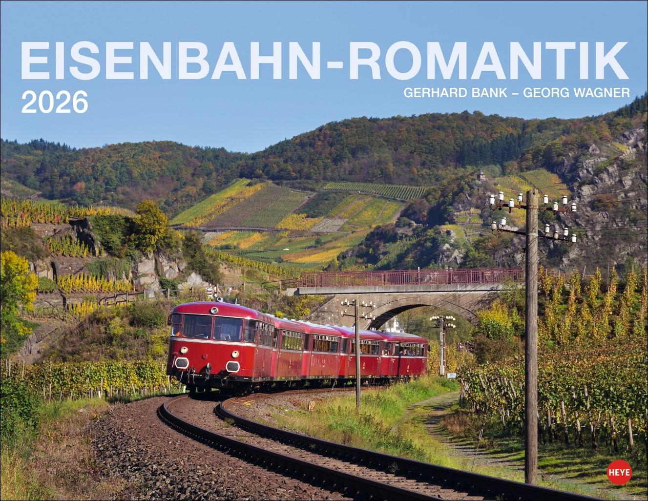 Vorderes Coverbild Eisenbahn-Romantik Posterkalender 2026