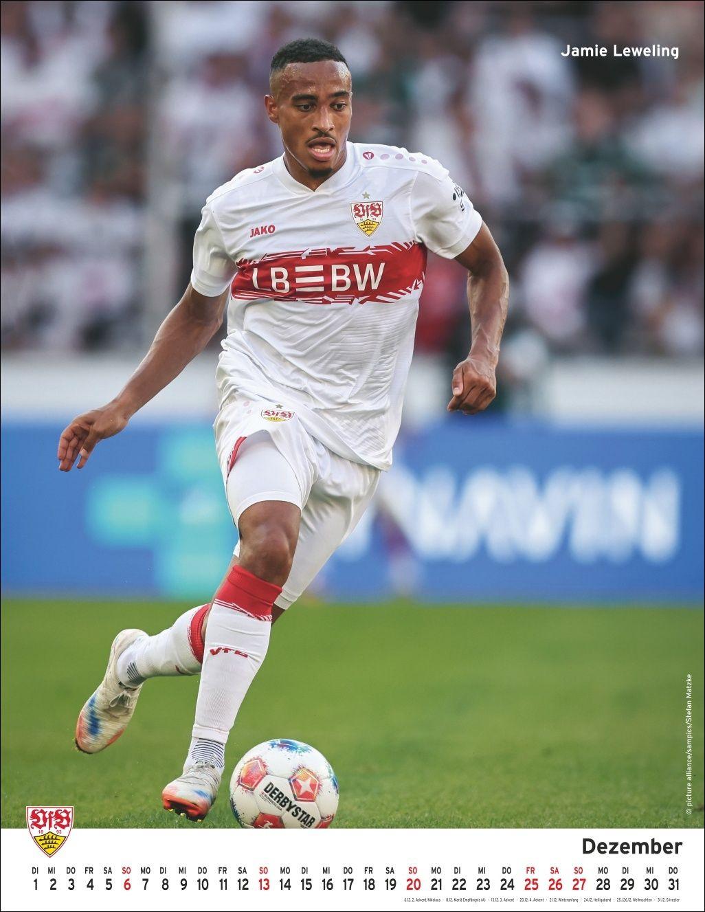 Beispielinhalt (Bild) VfB Stuttgart Posterkalender 2026