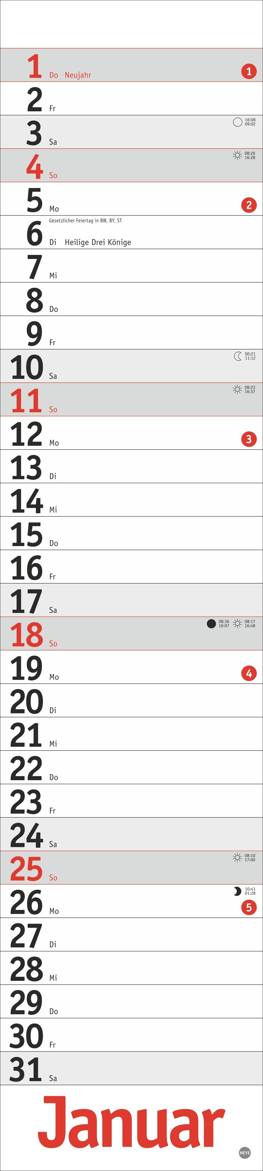 Beispielinhalt (Bild) Langplaner, rot 2026