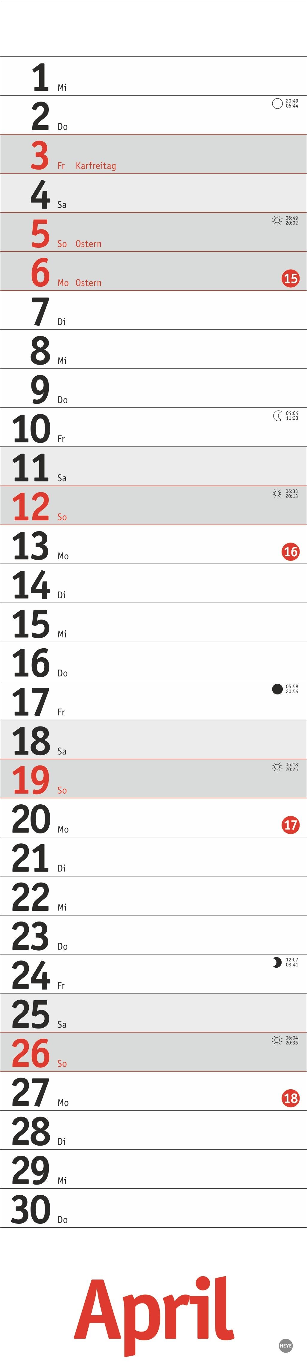 Beispielinhalt (Bild) Langplaner, rot 2026