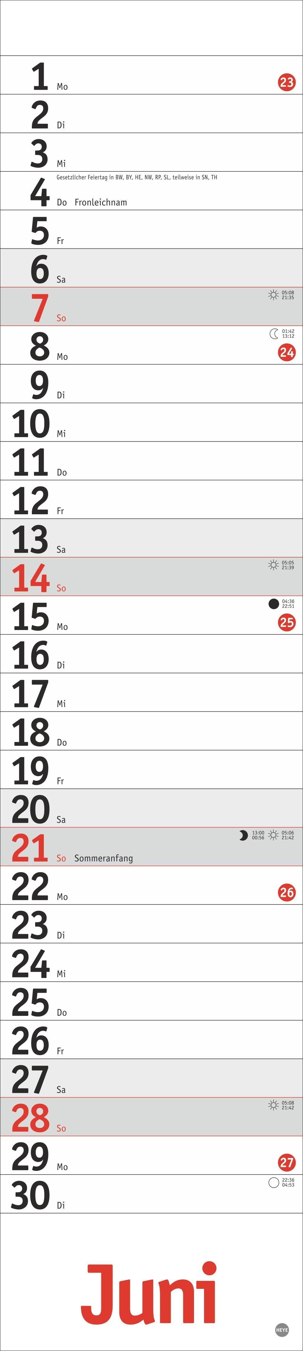 Beispielinhalt (Bild) Langplaner, rot 2026