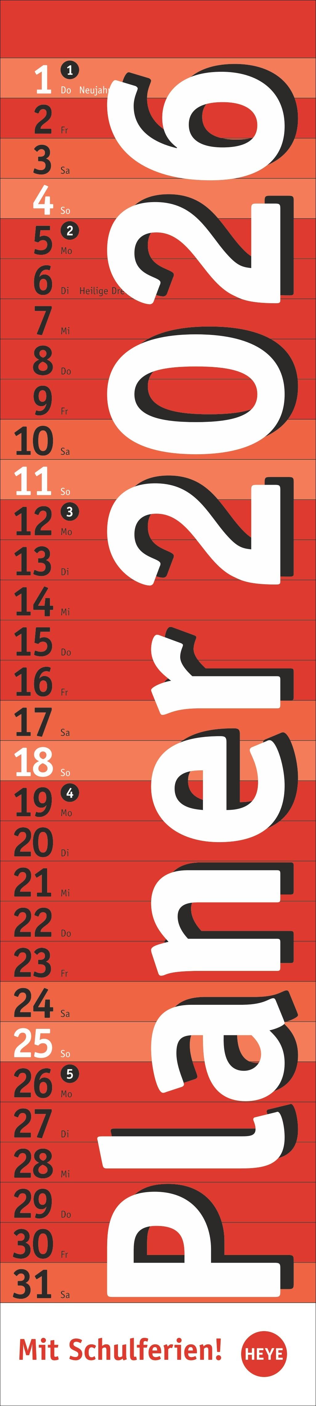 Vorderes Coverbild Langplaner, rot 2026