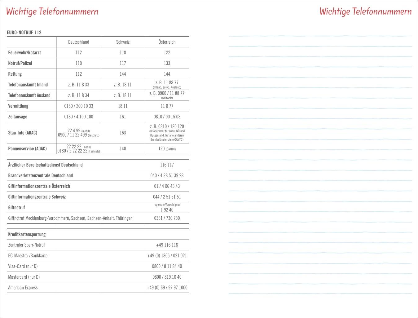 Beispielinhalt (Bild) Helme Heine: Familienplaner-Buch A5 2026