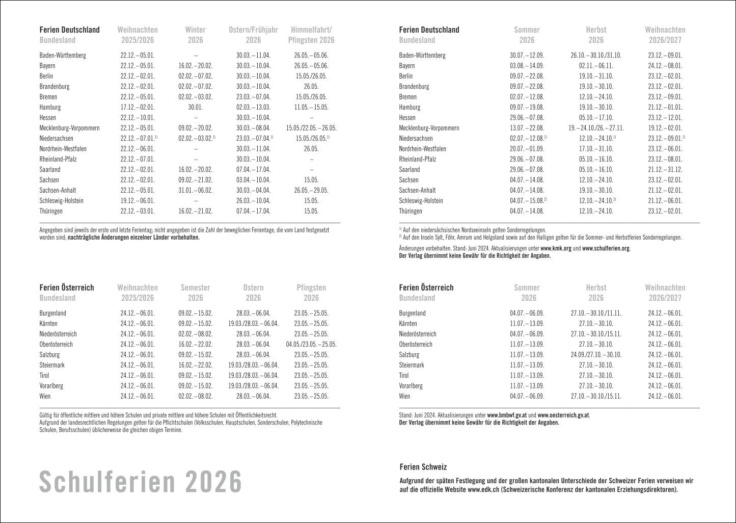 Beispielinhalt (Bild) Loriot Agenda A5 2026