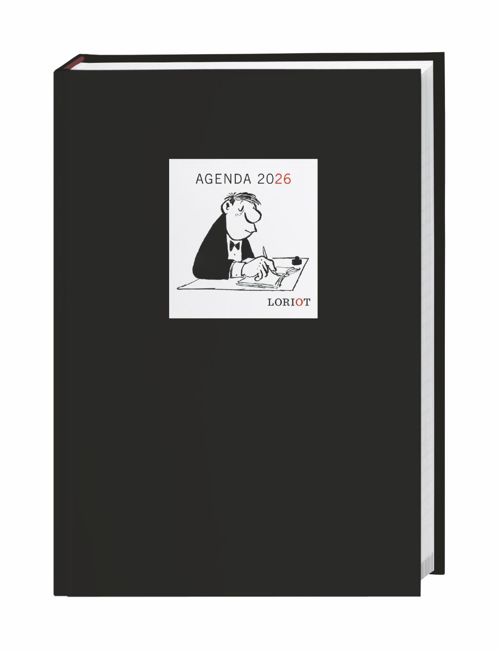 Vorderes Coverbild Loriot Agenda A5 2026